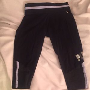 Pink Victoria secret yoga capris